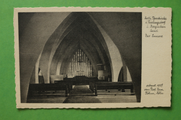 Ansichtskarte AK Frielingsdorf 1927 Kirche erbaut Prof Dominik Böhm Architekt Architektur Ortsansicht NRW